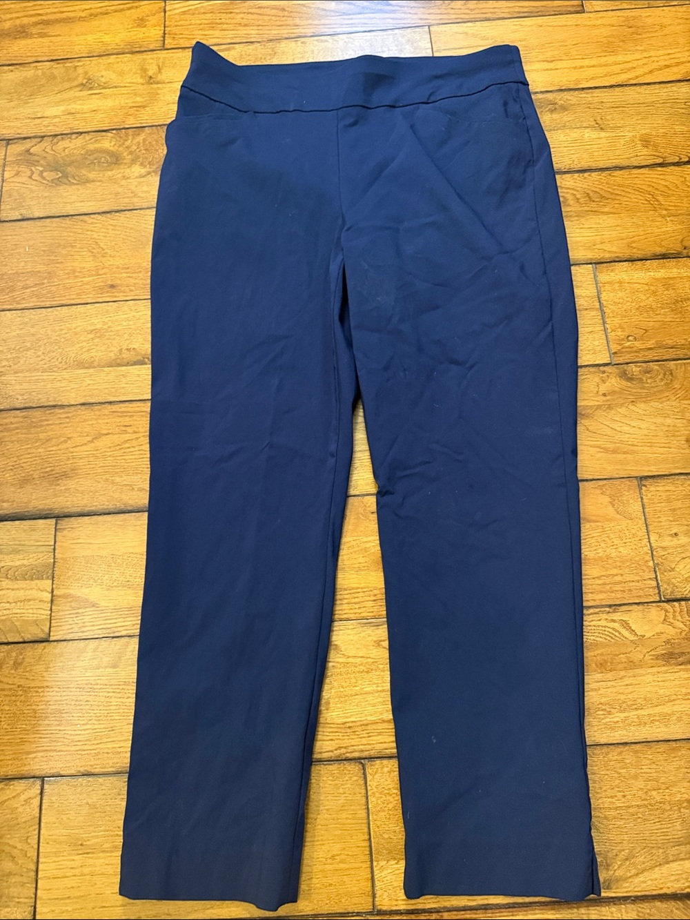 Chico’s Perfect Stretch Women’s Cropped Navy Pants